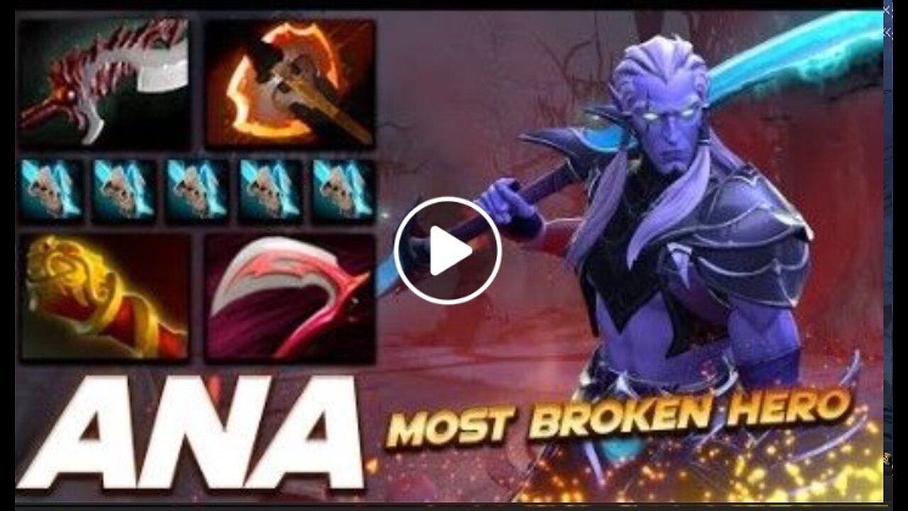 Ana Phantom Assassin Most Broken Hero - Dota 2 Pro Gameplay