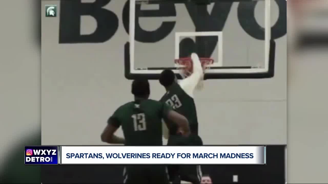 Spartans and Wolverines ready for March Madness