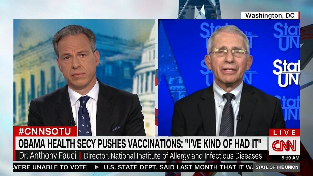 Dr. Fauci calls for mandates at the local level requiring people to get the COVID-19 vaxx