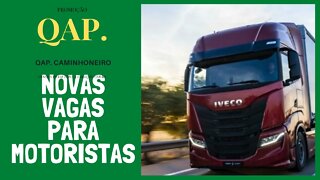 Vagas para Motoristas 01/10/2022