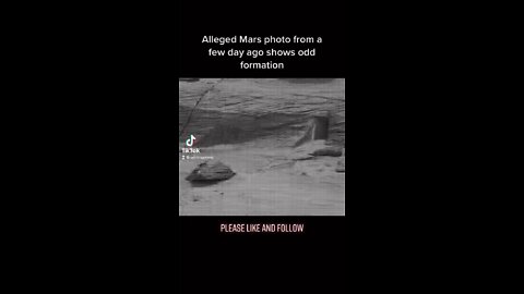 Odd rock formation from Mars?