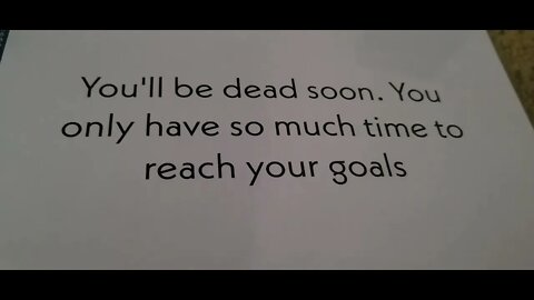 A sobering reminder