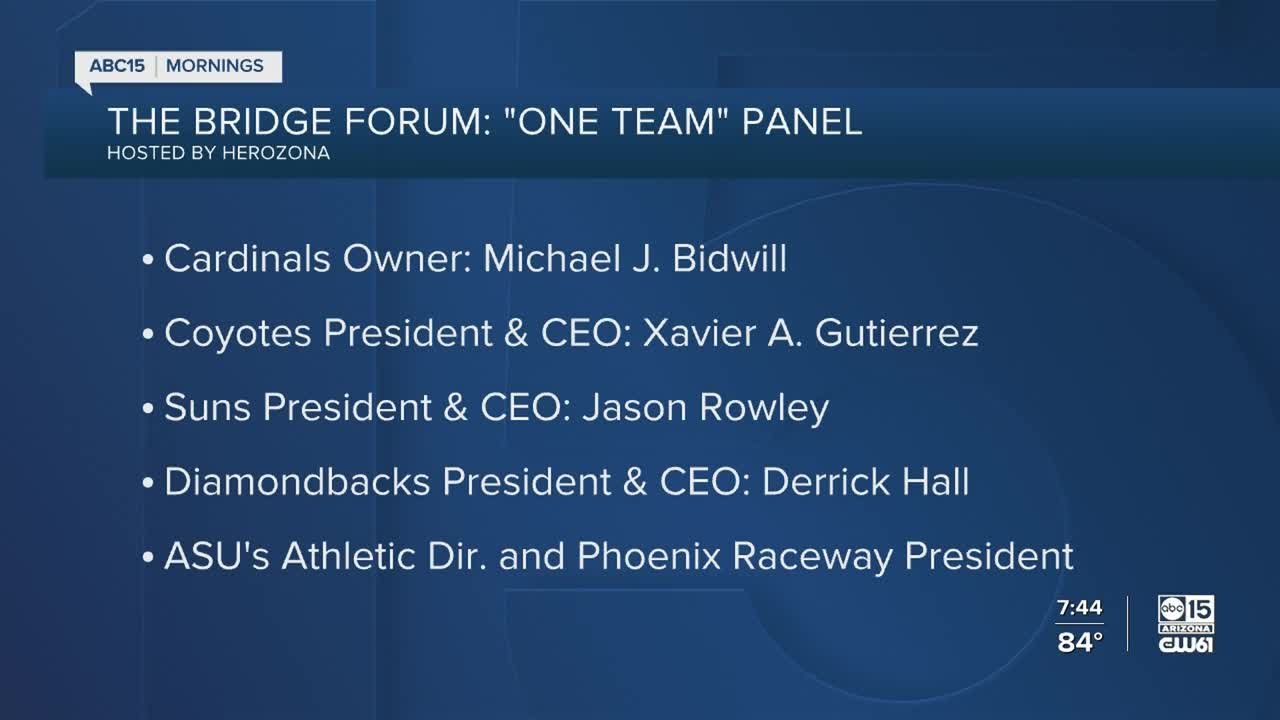 Arizona sports leaders participate in Bridge Forum