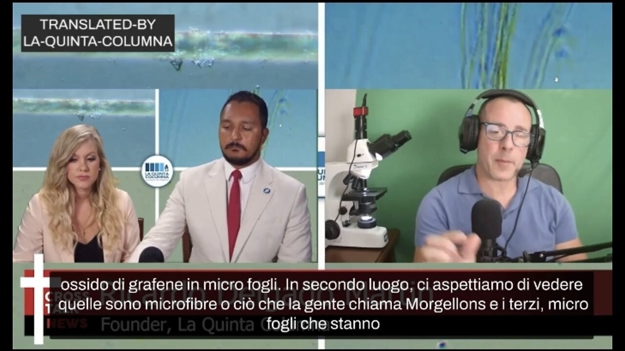 Stew Peters Show intervista Ricardo Delgado,mostrando il contenuto del vaccino Pfizer Comirnaty.