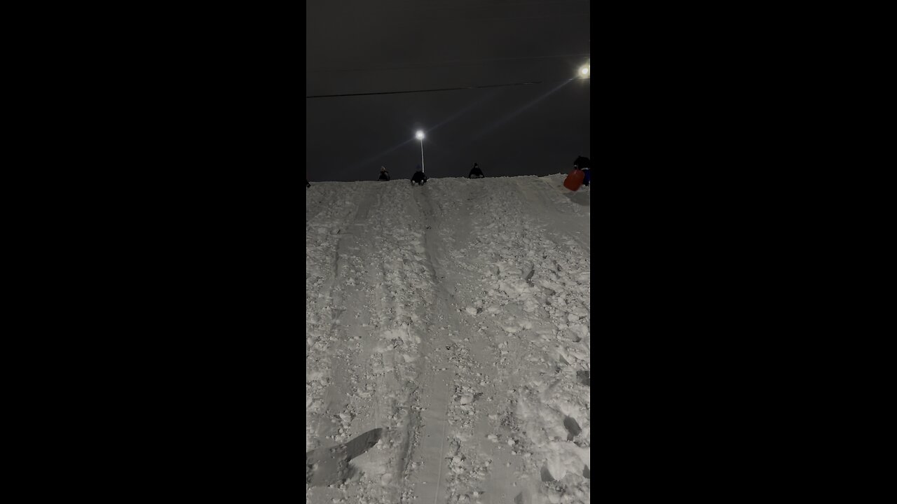 Snowsliding at Abbotsford, BC