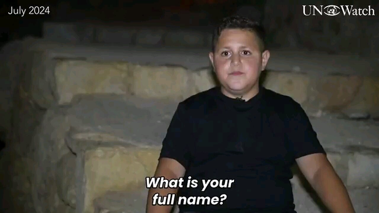 This is what EVERY "Palestinian" child will tell you. Good luck making peace with that.