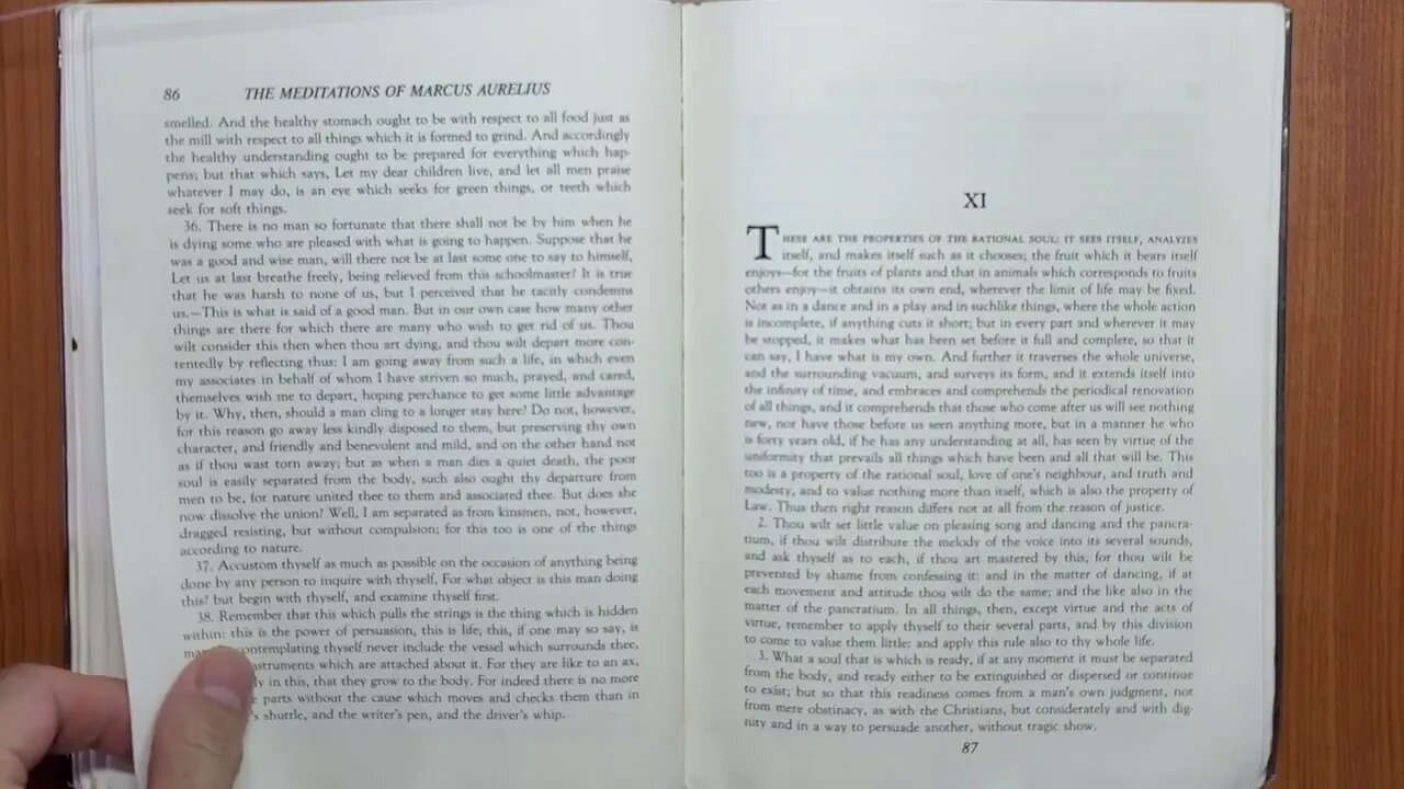 Meditations of Marcus Aurelius 16 Translation G. Long 1993 Audio/Video Book (Stoicism) S16