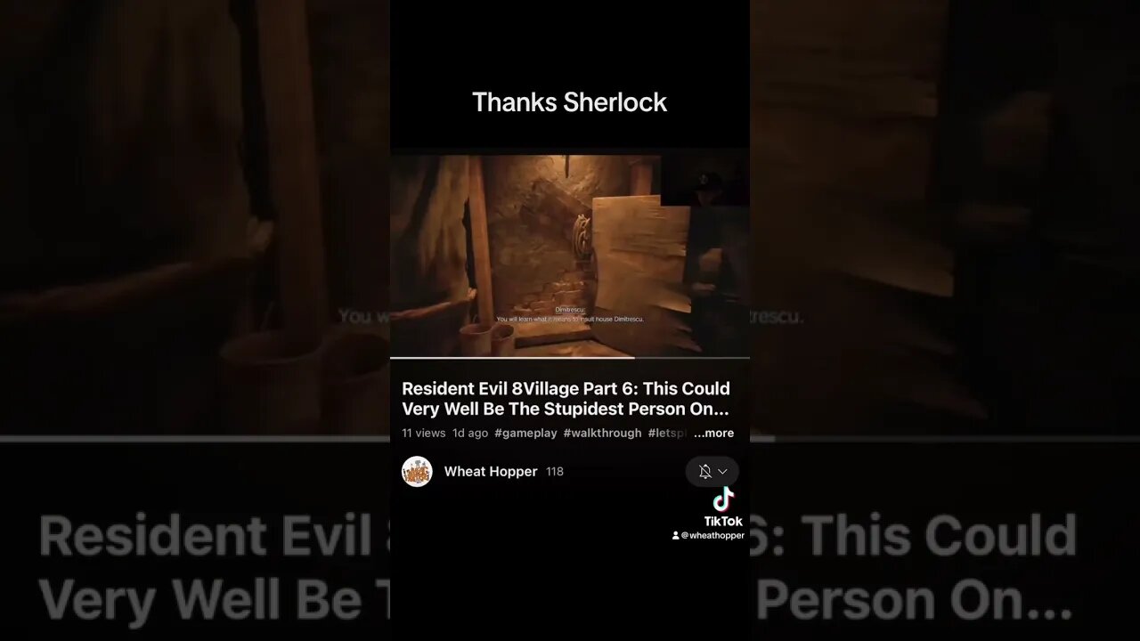 #gaming #tiktok #gameplay #residentevil8gameplay