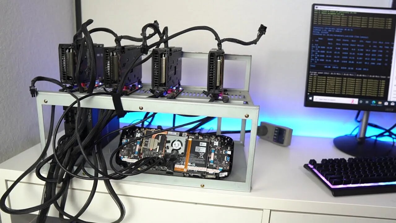 Steam Deck Mining Rig