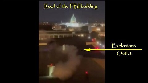 MORE FOOTAGE OF EXPLOSIONS ON FBI ROOF - 20 MILLION DEAD FROM VAX