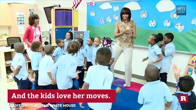 First Lady Michelle Obama loves to dance | Rare Politics