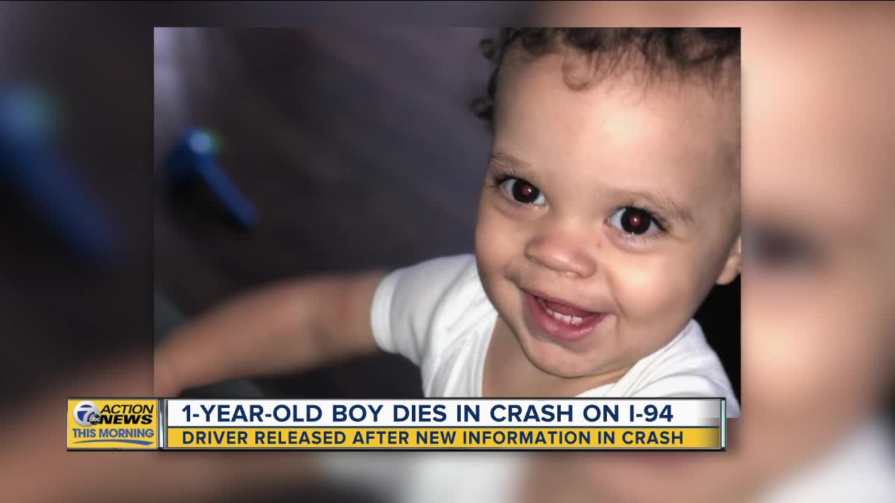 1-year-old boy dies in crash on eastbound I-94 in Macomb County