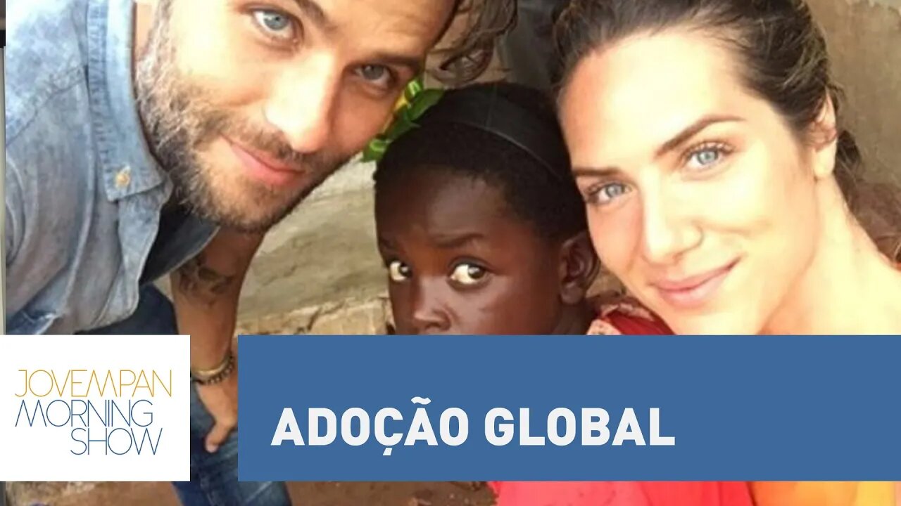 Bruno Gagliasso e Giovanna Ewbank recebem críticas na rede após adotar criança africana