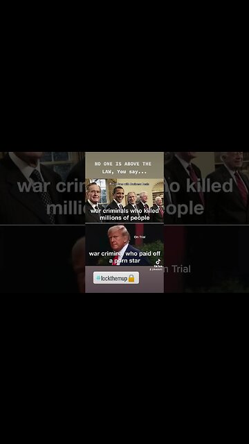 When They Point Fingers At Trump, Remember Who They Are.