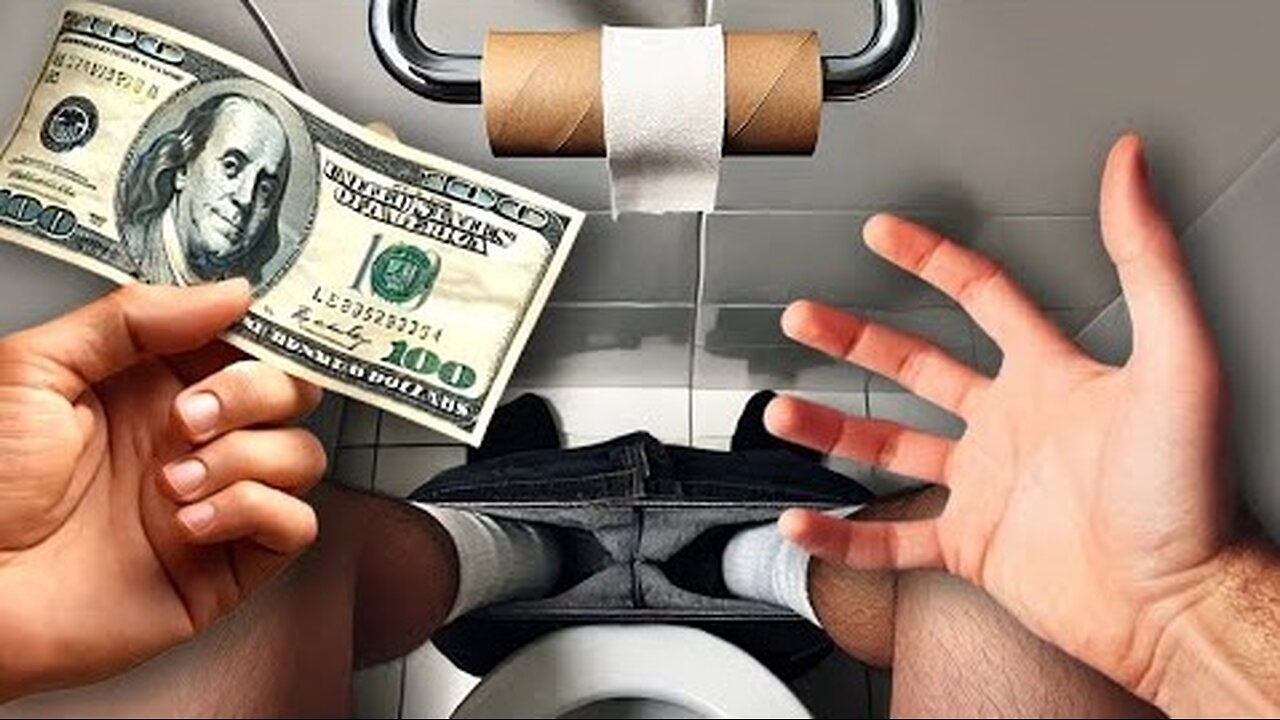 No Toilet Paper? Would You Use a $100 Bill to Wipe? 🤦‍♂️💵🚽