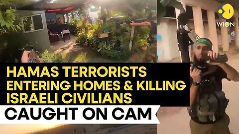 Israel war - Hamas Terrorists Entering Homes