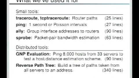 Scriptroute A Public Internet Measurement Facility