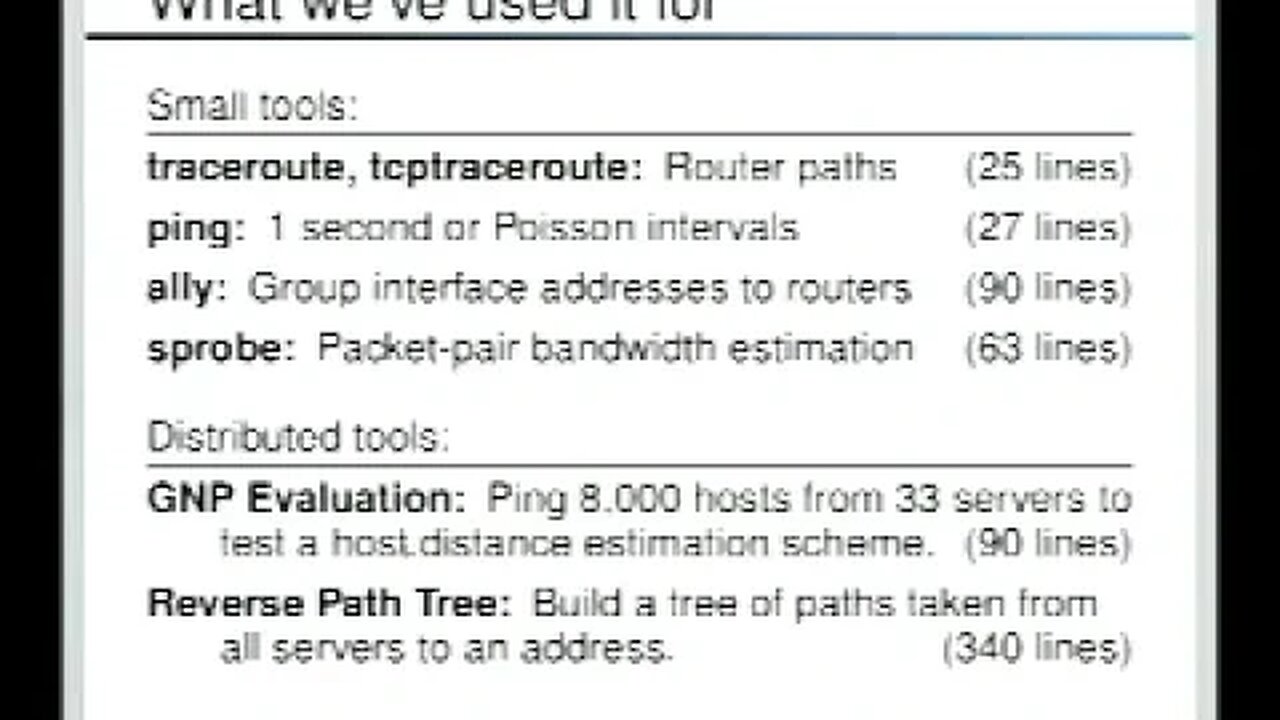 Scriptroute A Public Internet Measurement Facility