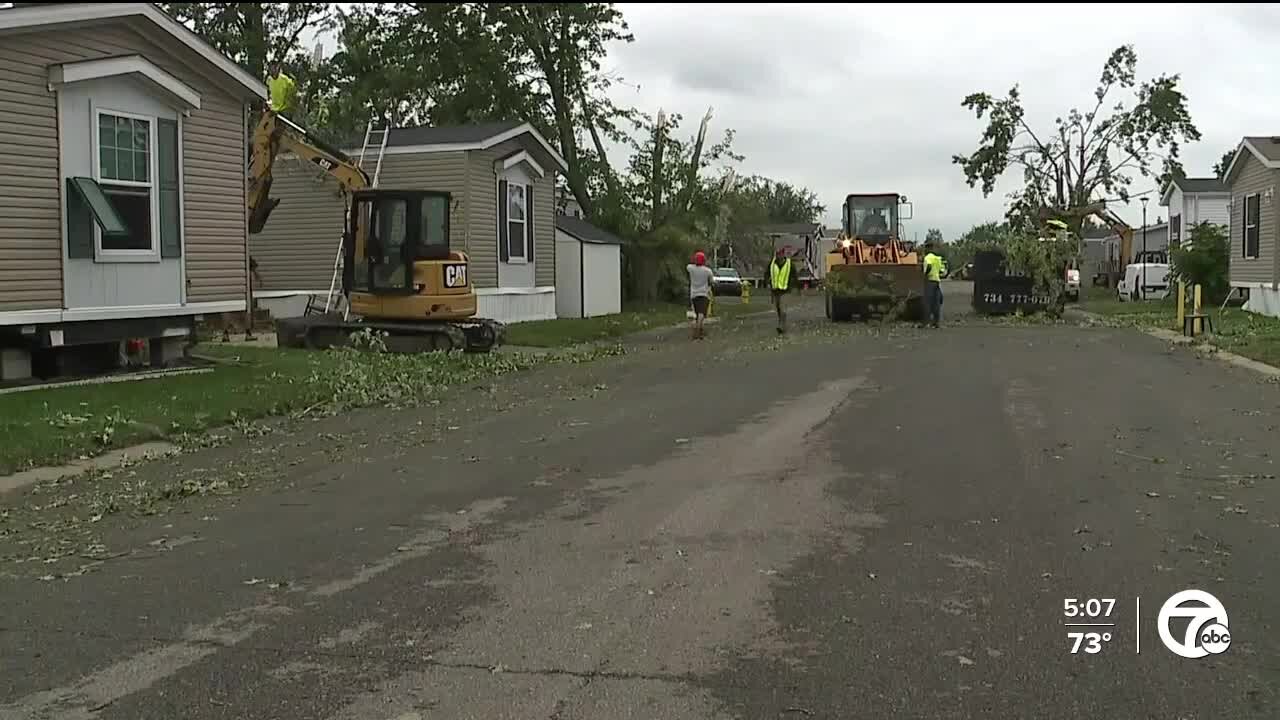 Major damage reported at Frenchtown Villa Trailer Park in Monroe County