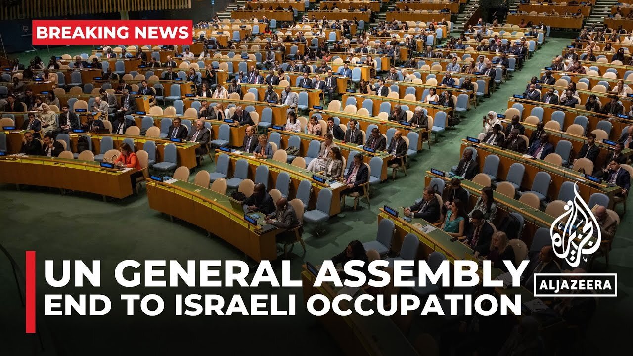 UN General Assembly demands end of unlawful Israeli presence in Palestinian territory