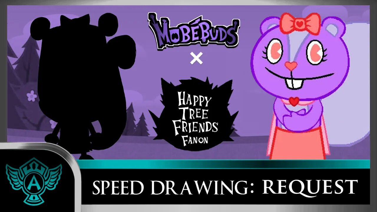 Speed Drawing Request: Happy Tree Friends Fanon - Sweetheart | Mobebuds Style (stephendruschke)