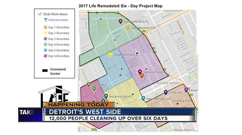 Life Remodeled working to clean up Detroit over six days
