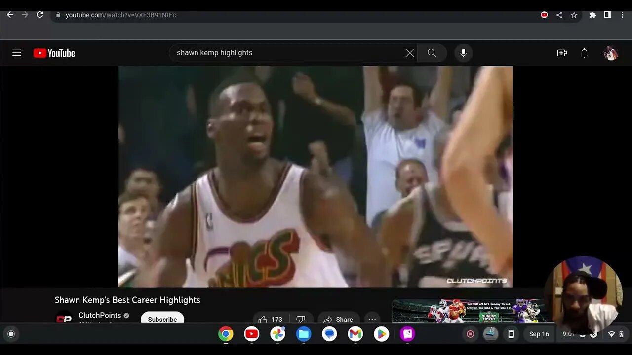 DIEHARD KOBE FAN REACTS TO SHAWN KEMP BEST CAREER HIGHLIGHTS