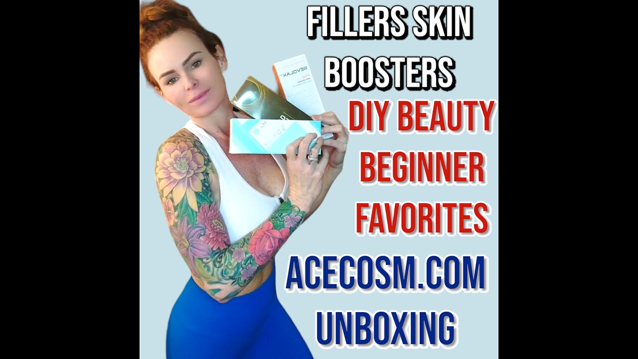 Unboxing Skin Booster Fillers BEGINNER DIY/ AceCosm.com DISCOUNT Code HOLLY10 / plump skin wrinkles