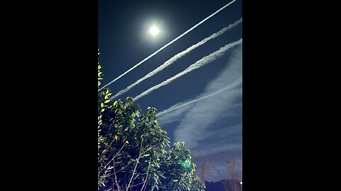 Heavy Chemtrail Operation Offshore Portugal - Spain this Morning