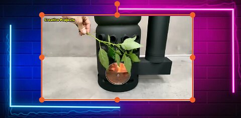 How to make a wood pellet heating stove, costs $25