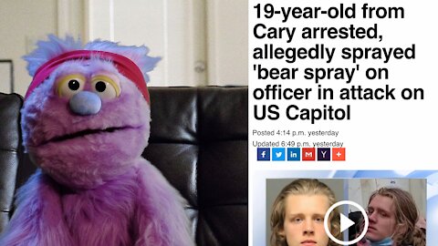 Why the Left Aren't Hypocrites: Teen Arrested for Jan 6 Bear