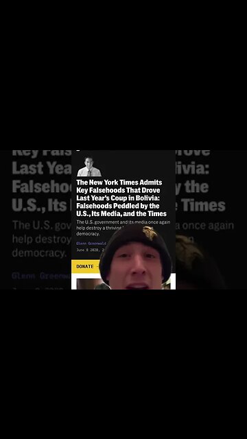 Elon Musk Calls New York Times "Far Left" Even After they Helped his Coup in Bolivia.