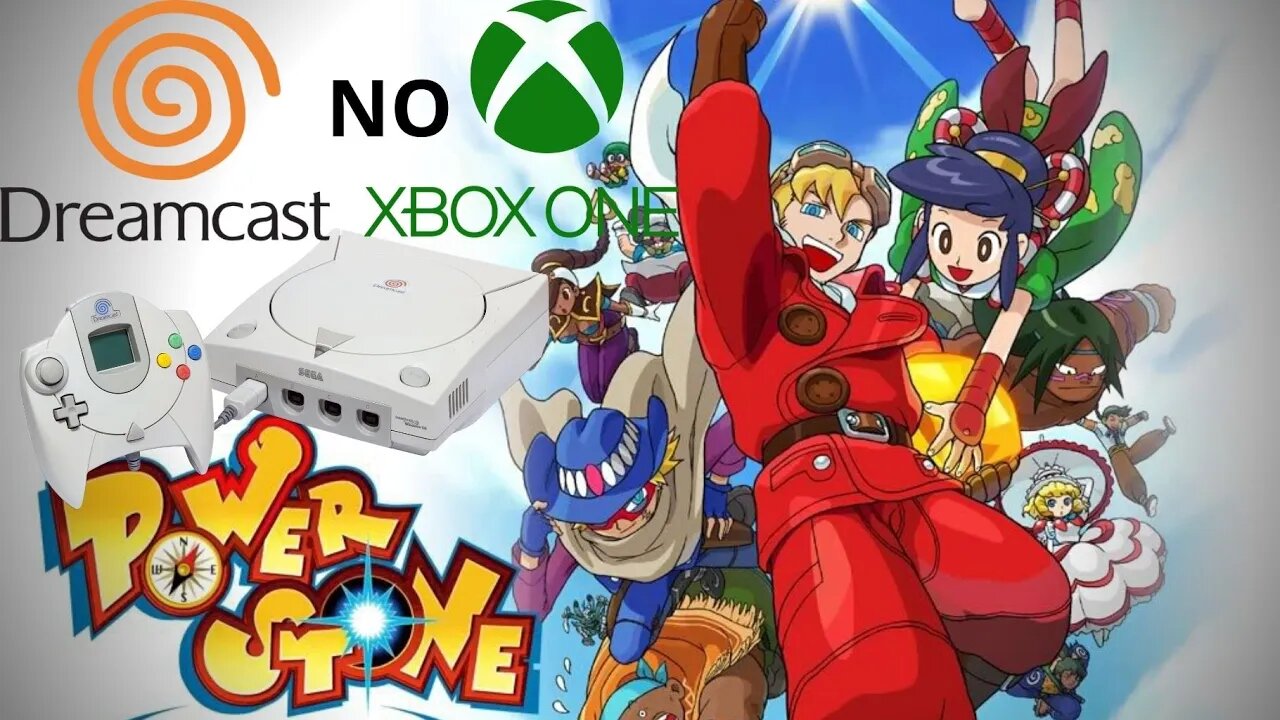 POWER STONE - JOGUE DREAMCAST NO XBOX ONE X