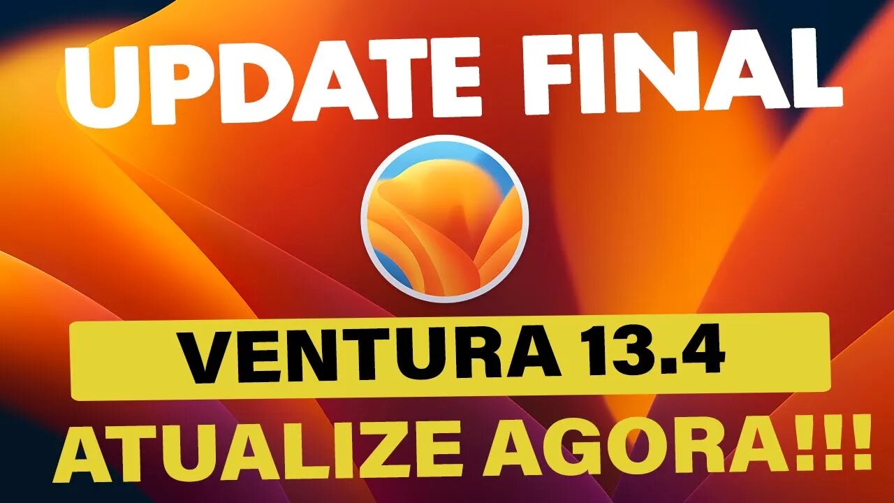 💥FINAL UPDATE !!! 👉 MacOS VENTURA 13.4 (22F66) DISPONÍVEL ✅ JÁ ATUALIZOU SEU #HACKINTOSH ??? 👊