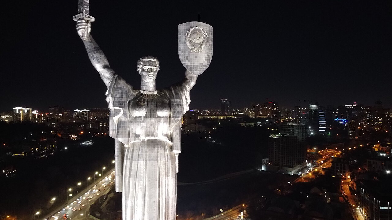 Motherland Monument Kyiv, Ukraine | Родина-мать | Drone 2021