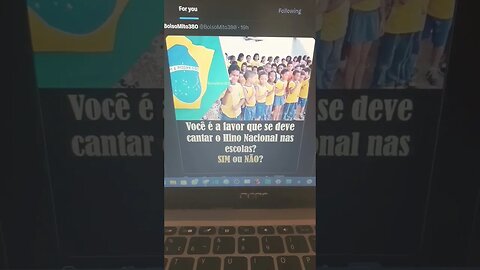 você é a favor que se deve cantar o hino nacional nas escolas? sim ou com certeza.. igual EUA fazem?