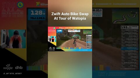 Zwift Bike Swap on Tour of Watopia 2023 Stage 4 🚴