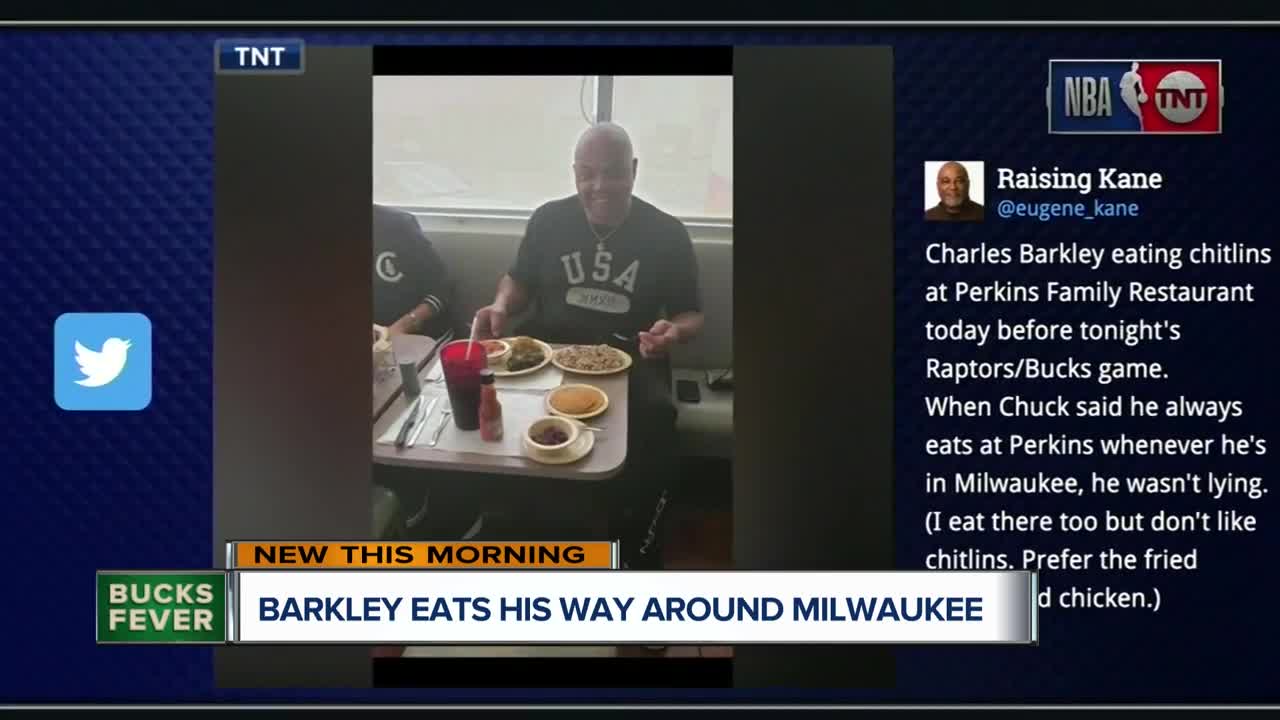 Charles Barkley visits Mr. Perkins, promises to bring Shaq on next visit