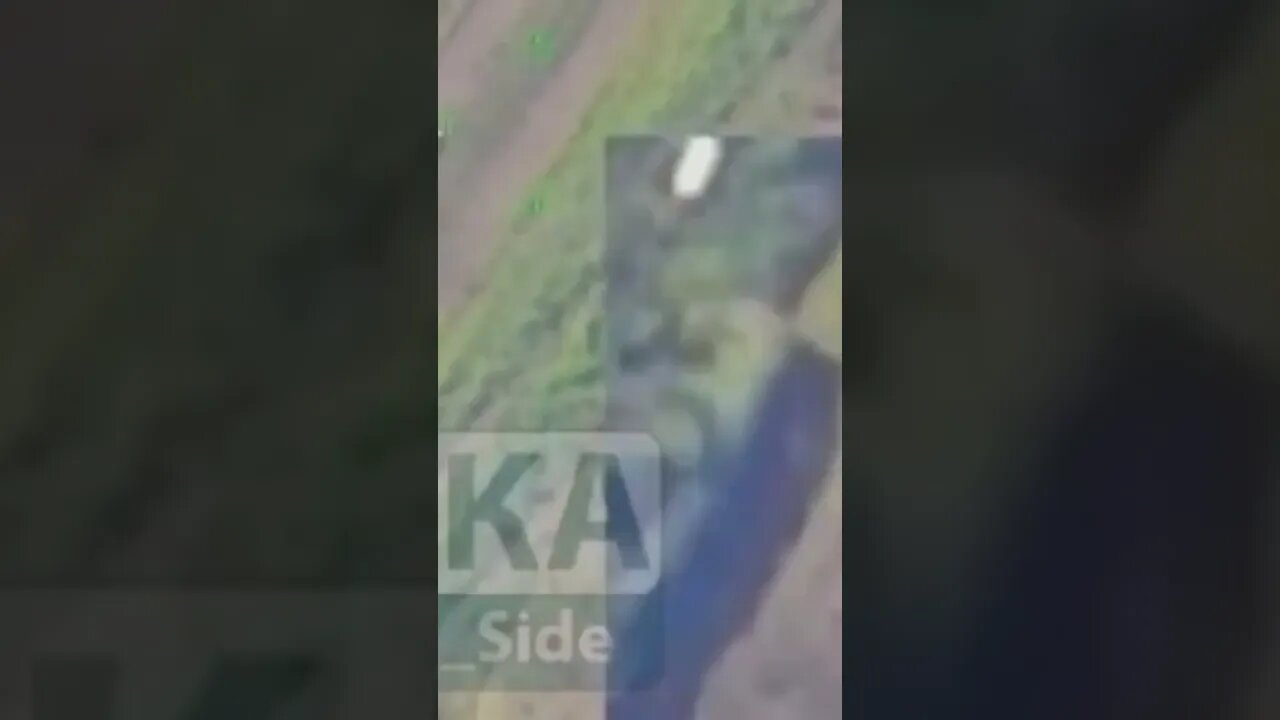 Work "Krasnopol" on the Ukrainian tank west of Avdiivka