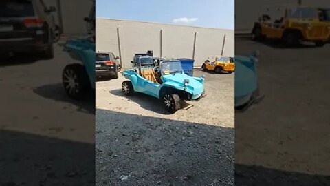 buggy leaves the shop