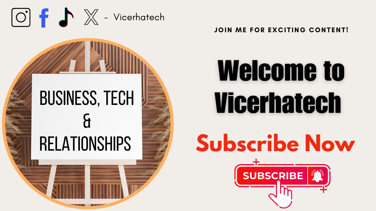 Unlocking Business, Tech & Relationship Secrets and tips - Welcome to Vicerhatech