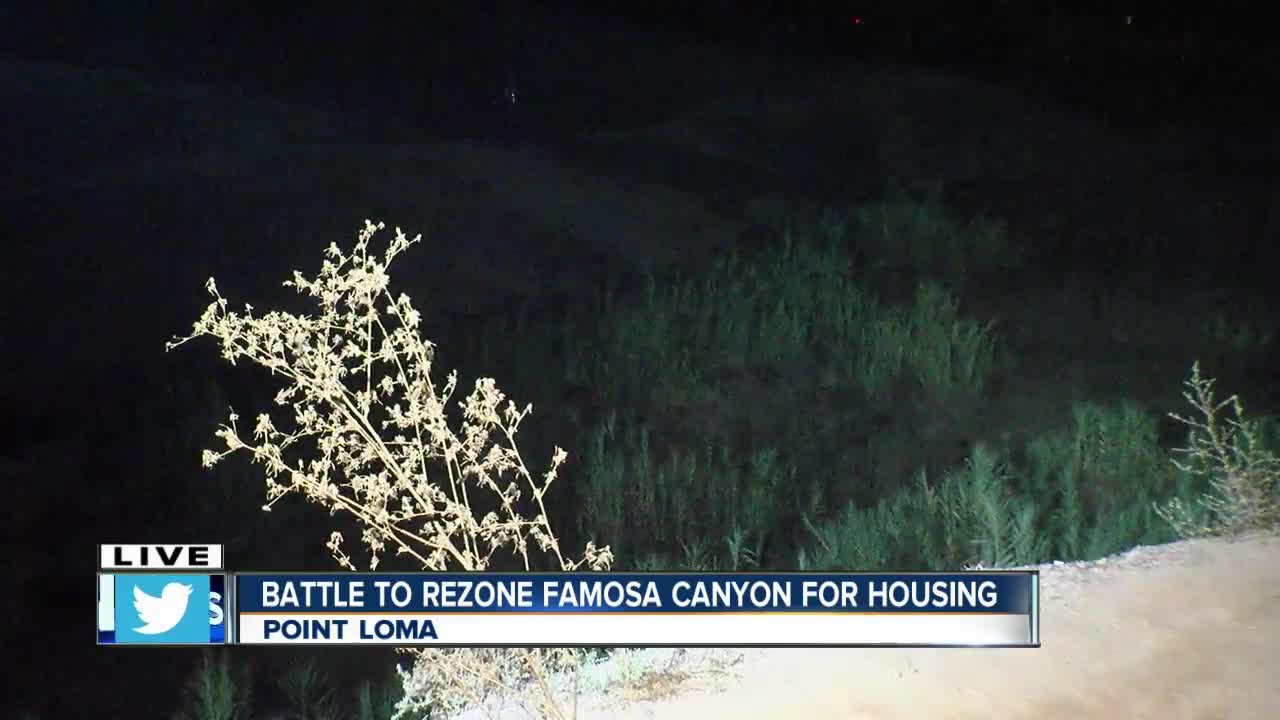 Residents opposed to plan to turn canyon into housing