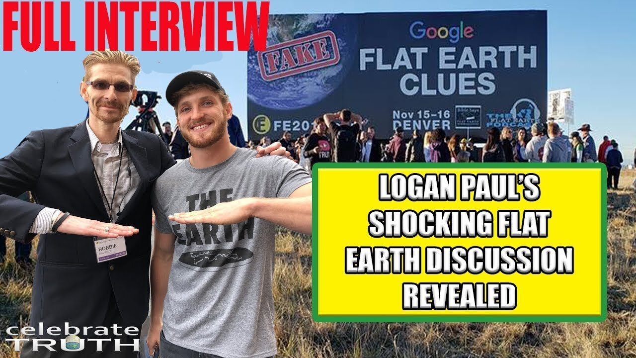 LOGAN PAUL Interviews ROBBIE DAVIDSON About FLAT EARTH!