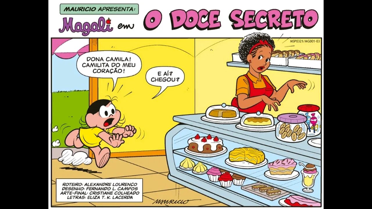 Magali em-O doce secreto | Gibis do Rapha 2