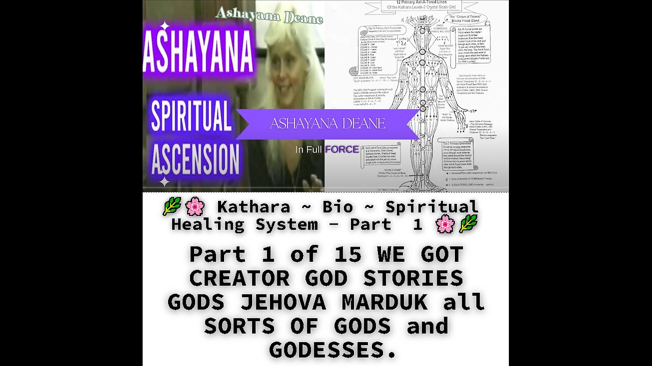 Kathara Bio Spiritual Healing System Part 1 of 15 WE GOT CREATOR GOD STORIES GODS JEHOVA MARDUK all