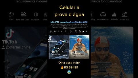 e a prova d água 🔥😱