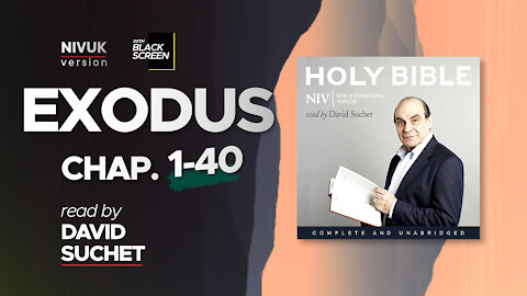 Sleep with God's Word: Read by Sir David Suchet | Exodus with Black Screen Edition