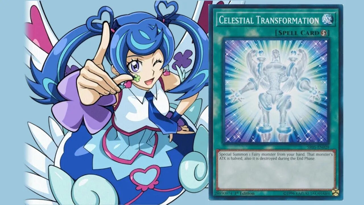 Yu-Gi-Oh! Duel Links - Blue Angel Activates Celestial Transformation!