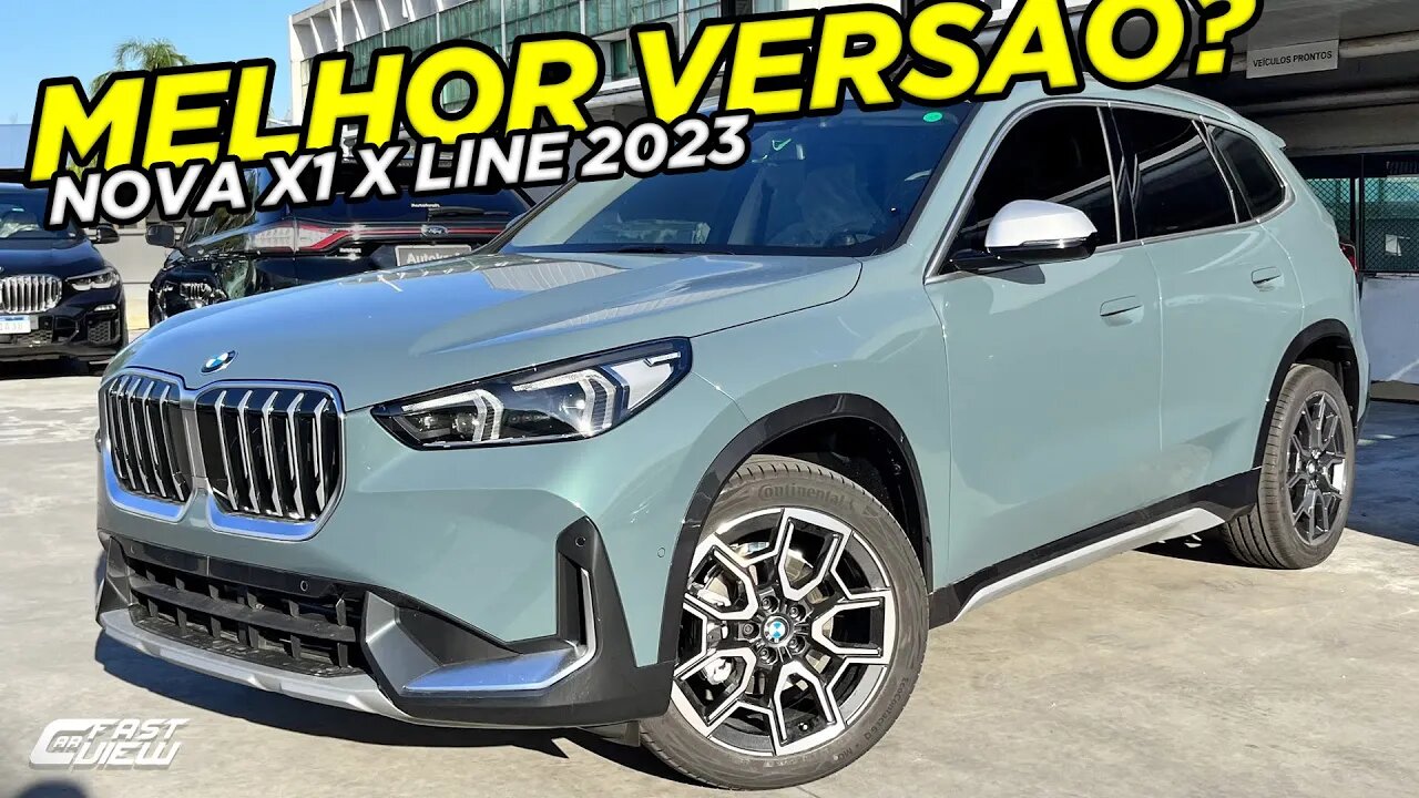 NOVO BMW X1 S SDRIVE 20i X LINE 2023 CAPE YORK GREEN MELHOR OPÇÃO QUE 320i MESMO COM MENOS ITENS?