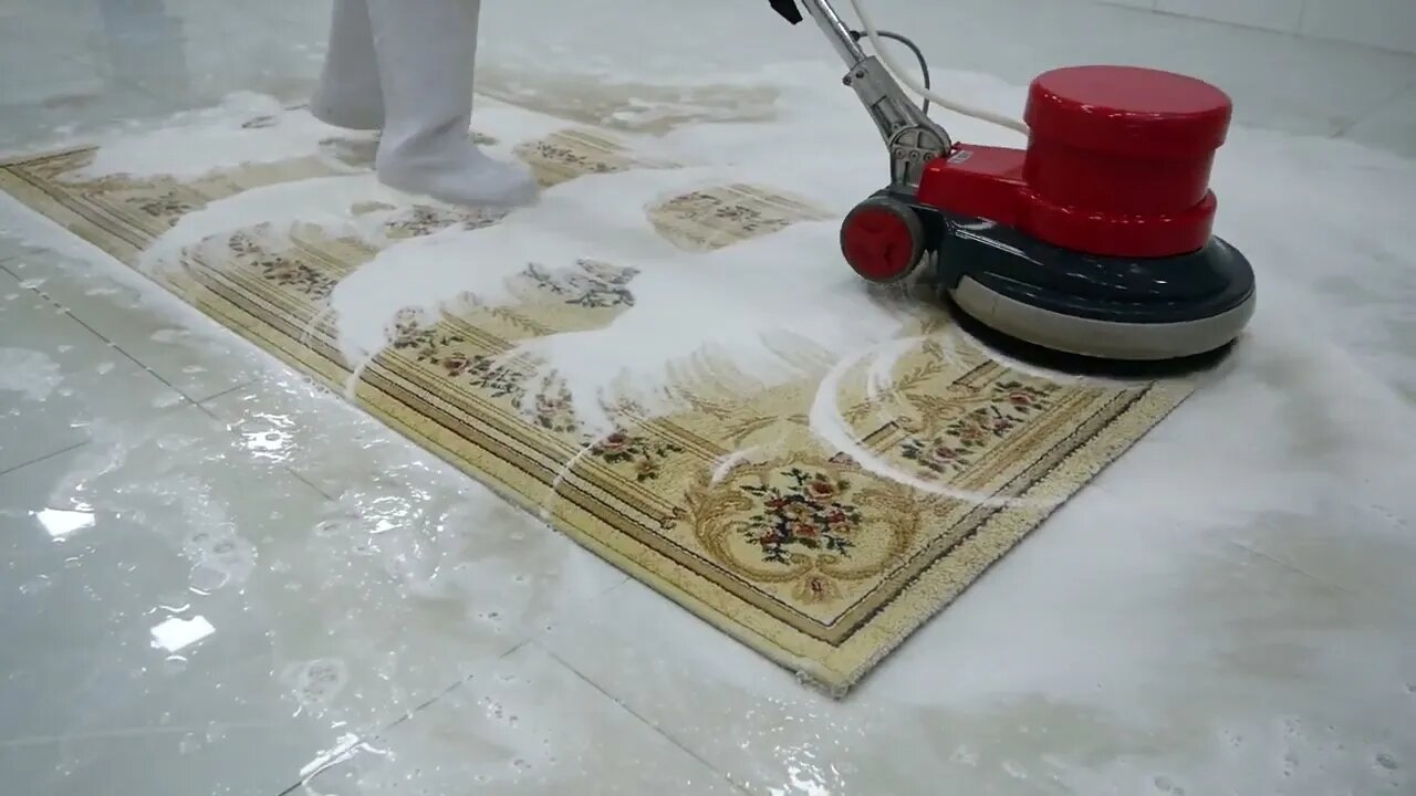 Unbelievable dirty carpet cleaning | ASMR rug washing that makes you relax